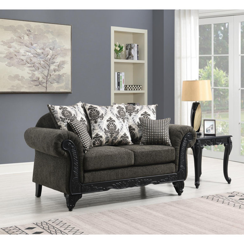 Charcoal loveseat discount